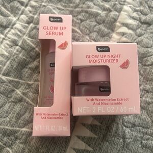 Glow Up Serum and Night Moisturizer Set